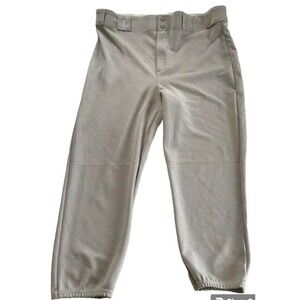 BIKE Athletic Style Baseball Pants Adult XL 40-42 Belt Loops 4108 Beige Elastic